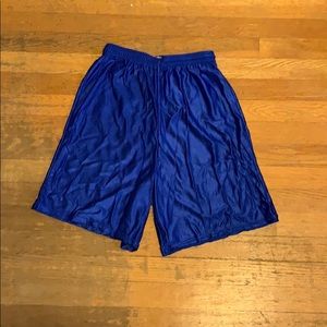 Blue shorts
